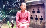 Cụ bà Lê Thị Dinh - cung nữ cuối cùng của triều Nguyễn lúc sinh thời. Ảnh: nguồn Internet