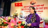 Phó Chủ tịch Thường trực Quốc hội Tòng Thị Phóng phát biểu chỉ đạo đại hội.