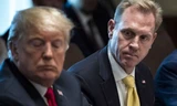 Quyền Bộ trưởng Quốc phòng Mỹ Patrick Shanahan và Tổng thống Mỹ Donald Trump. Ảnh: Reuters