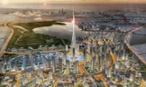 Hình ảnh mô phỏng dự án Dubai Creek Harbour trong đó có toà nhà cao nhất thế giới The Tower