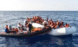 Một số người di cư được lực lượng cứu hộ cứu thoát ở ngoài khơi Libya hôm 3/11