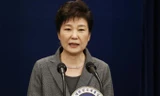 Tổng thống Hàn Quốc Park Geun Hye phát biểu trên truyền hình hôm 29/11