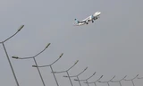 Một phi cơ EgyptAir chuẩn bị hạ cánh xuống sân bay ở Cairo, Ai Cập, ngày 19/5