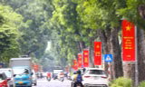 Đường phố Hà Nội rực rỡ cờ hoa chào mừng Quốc khánh 2-9