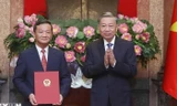 Tổng Bí thư, Chủ tịch nước Tô Lâm trao quyết định bổ nhiệm Đại sứ Việt Nam tại Lào