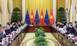 Chủ tịch nước Tô Lâm tiếp Đại sứ các nước Liên minh châu Âu