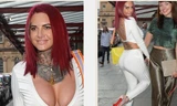 Jemma Lucy khoe vòng 1 'khủng' cùng cơ thể đầy hình xăm