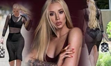 Iggy Azalea diện váy xuyên thấu, khoe 3 vòng ngoại cỡ với nội y