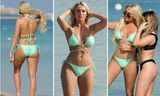 Amber Turner lại 'thiêu đốt' ánh nhìn với bikini nóng từng cm