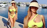 Thể hình nảy nở gây 'chao đảo' với bikini bé xíu của Demi Rose