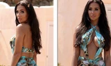 Váy cắt xẻ bạo không nội y, Yazmin Oukhellou nóng bỏng hết cỡ