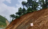 Sạt nhiều điểm taluy trên tuyến đường liên vùng Phú Thọ - Yên Bái 