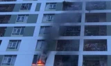 Chung cư xảy ra hoả hoạn.