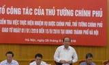Tổ công tác của Thủ tướng làm việc tại UBND TP. Hà Nội