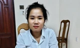 ‘Hot girl’Lê Thị Mỹ Linh tại cơ quan điều tra