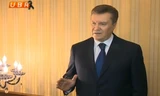  Tổng thống Ukraine Viktor Yanukovych trên đài truyền hình Kharkov (Nguồn: RT) 