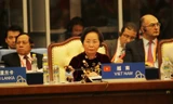 Phó Chủ tịch nước Nguyễn Thị Doan dẫn đầu đoàn đại biểu Việt Nam tham dự CICA tại Thượng Hải, Trung Quốc. Ảnh: TTXVN 