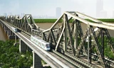  Để bảo tồn cầu Long Biên, Bộ GTVT có đưa ra một phương án xây dựng cầu đường sắt cạnh cầu Long Biên.Ảnh: Đoàn Loan
