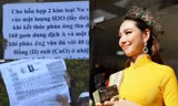 Fan đưa đề Hóa tới thách đố ở buổi diễu hành, Hoa hậu Thùy Tiên cười nghiêng ngả: "Sợ quá"