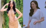 Mới gây sốt với vòng eo "con kiến", Bảo Thy lại bất ngờ vướng tin đồn đang mang thai lần 2