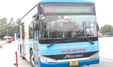 Xe buýt Hà Nội hưởng ứng 'Năm An toàn giao thông' 