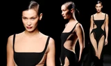Không nội y catwalk, Bella Hadid khoe đường cong tuyệt mỹ 'thôi miên' người nhìn