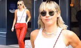 Gái hư Miley Cyrus 'thả rông' vòng 1 trên phố