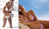 'Gà cưng' của tạp chí áo tắm danh tiếng Sports Illustrated nóng bỏng ở biển