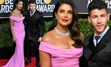Hoa hậu Priyanka Chopra mặc váy tôn ngực đầy hút mọi ánh nhìn ở Quả Cầu Vàng