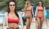 Alessandra Ambrosio đẹp nuột nà với áo tắm 2 mảnh nhỏ xíu