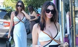 Mẫu nội y Emily Ratajkowski mặc sexy khoe ngực đầy dù đang mang bầu