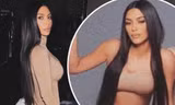 Kim 'siêu vòng 3' tung ảnh hậu trường nóng bỏng
