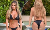 Bianca Gascoigne nảy nở 'bốc lửa' với bikini bé xíu