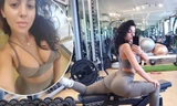 Bạn gái Cristiano Ronaldo khoe dáng 'bốc lửa' trong phòng tập