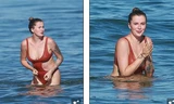 Ireland Baldwin tròn đầy, trắng nõn ở biển