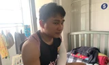 Shipper Lâm Anh Đạt bị người nhận hàng đánh gãy cả 2 tay. Ảnh: (NVCC)
