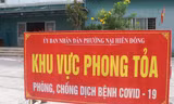 Chung cư 12T3 phường Nại Hiên Đông được áp dụng biện pháp cách ly y tế, phong toả để phòng chống dịch COVID-19. 
