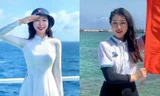 Nữ sinh Đại học Nông lâm Thái Nguyên tích cực tham gia các hoạt động tình nguyện được đến Trường Sa