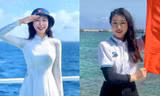 Nữ sinh Đại học Nông lâm Thái Nguyên tích cực tham gia các hoạt động tình nguyện được đến Trường Sa