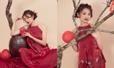 Cô sinh viên Quảng Ninh mang đặc trưng Tết Việt vào bộ ảnh chào Xuân Quý Mão