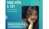 Nữ sinh Nhân Văn chuẩn 'Sinh viên 5 tốt'