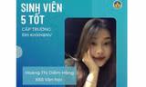 Nữ sinh Nhân Văn chuẩn 'Sinh viên 5 tốt'