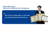 Phạm Hữu Lương - Tấm gương 'Sinh viên 5 tốt' trên hành trình chinh phục Giải thưởng Khoa học và Công nghệ 