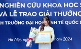 Nữ sinh NEU và hành trình chinh phục nghiên cứu khoa học: Điều quan trọng là không từ bỏ