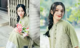 Nữ sinh 2K4 khoe nhan sắc xinh đẹp với áo dài cách tân gửi gắm ý nghĩa ‘Tết là để trở về’