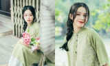 Nữ sinh 2K4 khoe nhan sắc xinh đẹp với áo dài cách tân gửi gắm ý nghĩa ‘Tết là để trở về’