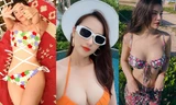 Lã Thanh Huyền, Cao Thái Hà nóng bỏng với bikini