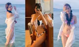 Huyền Lizzie tung clip diện bikini 'bốc lửa' khó rời mắt