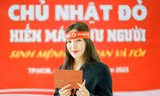Ngày hội Chủ nhật Đỏ thu hút đông đảo bạn trẻ tham gia hiến máu