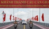 Long An thông xe cầu 150 tỷ đồng nối hai vùng thượng-hạ của Cần Giuộc 